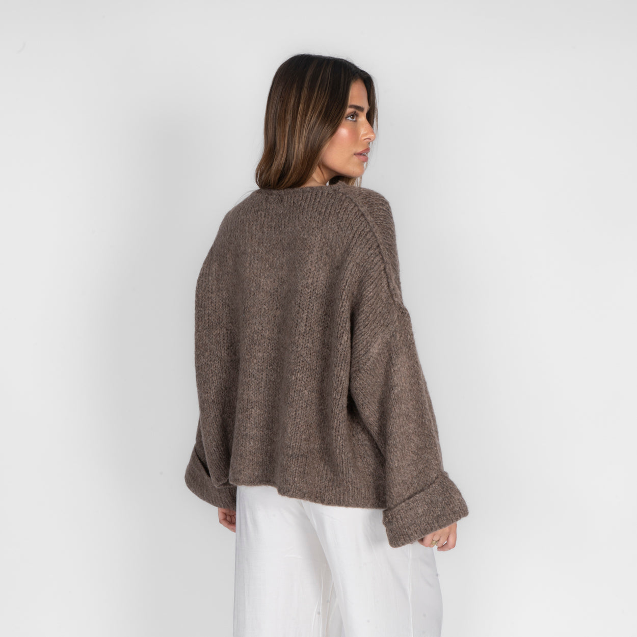 Milagros | Cárdigan Oversize de Manga Suave