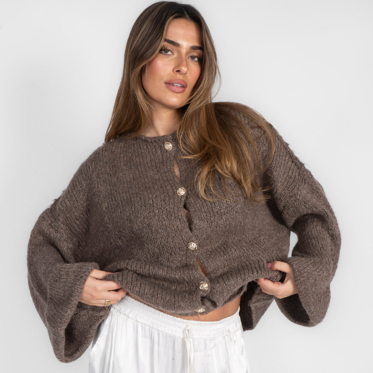 Milagros | Cárdigan Oversize de Manga Suave