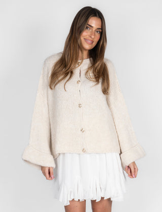 Milagros | Cárdigan Oversize de Manga Suave