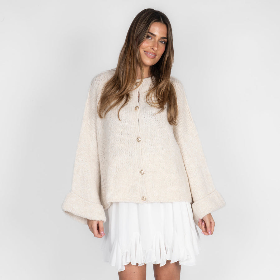 Milagros | Cárdigan Oversize de Manga Suave