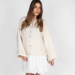 Milagros | Cárdigan Oversize de Manga Suave