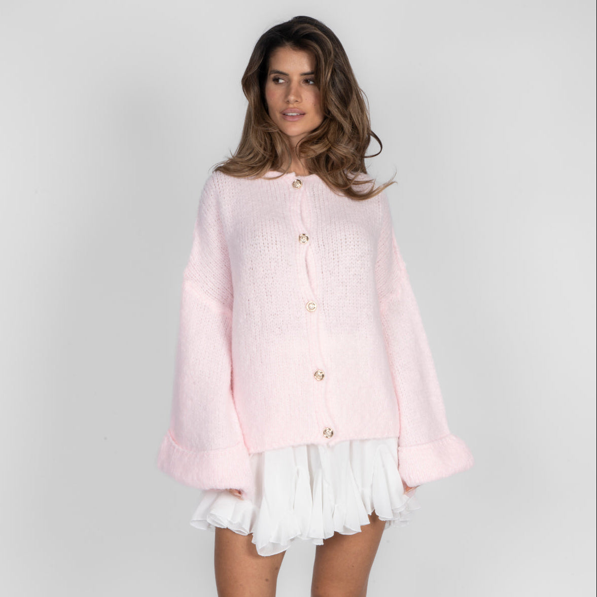Milagros | Cárdigan Oversize de Manga Suave