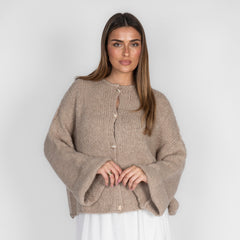 Milagros | Cárdigan Oversize de Manga Suave