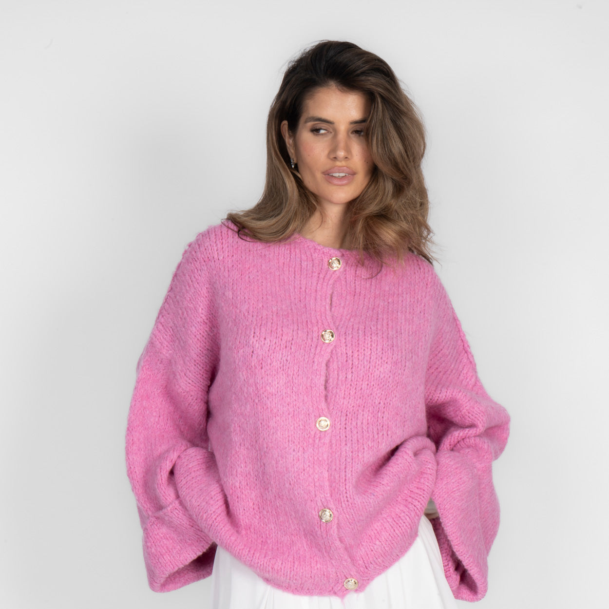 Milagros | Cárdigan Oversize de Manga Suave