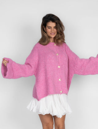 Milagros | Cárdigan Oversize de Manga Suave