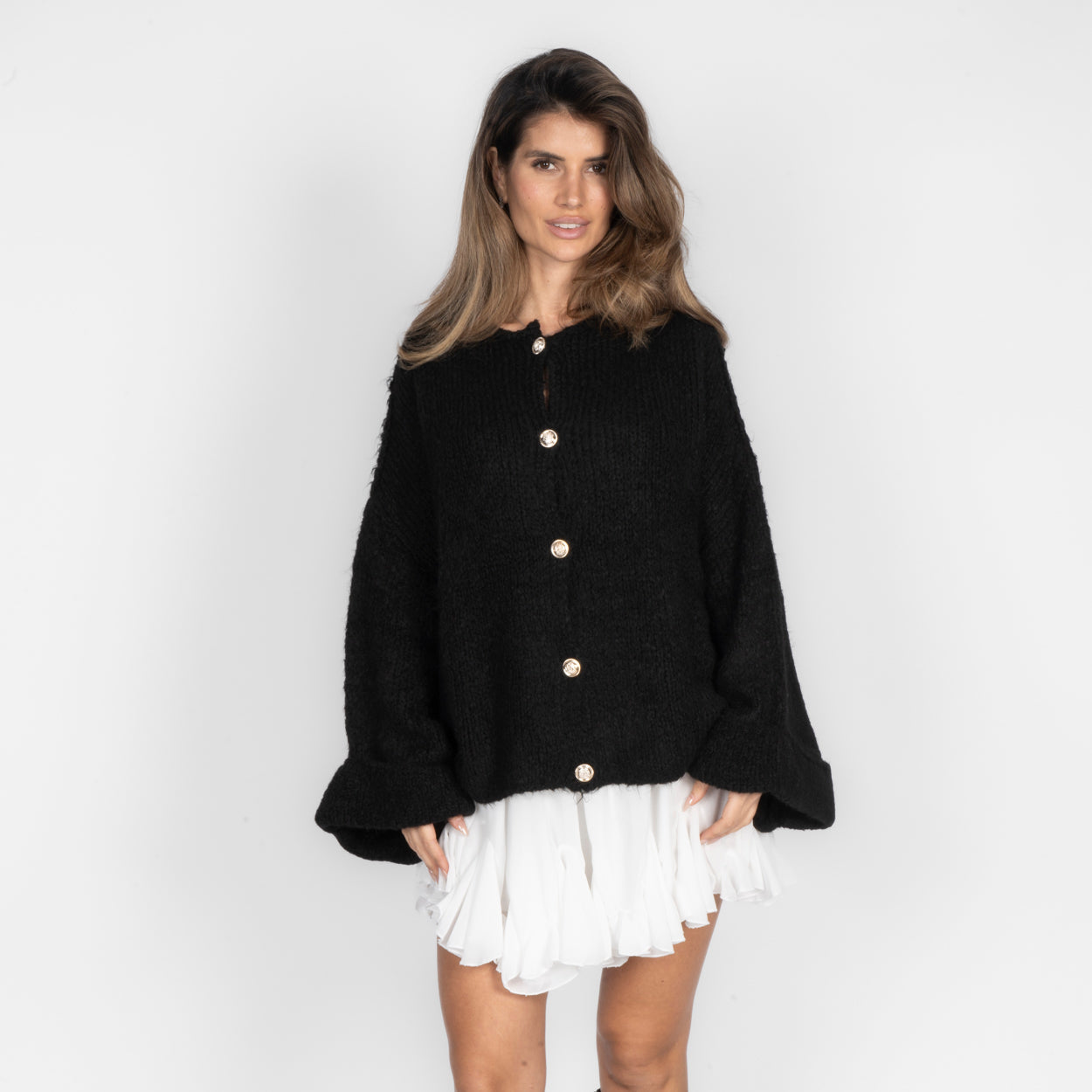 Milagros | Cárdigan Oversize de Manga Suave