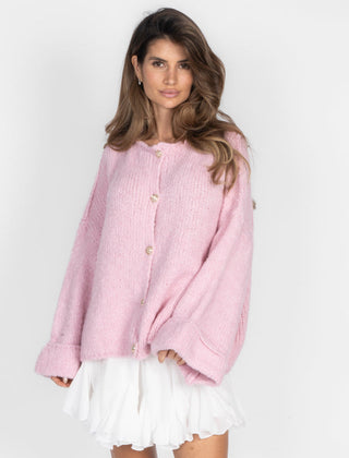 Milagros | Cárdigan Oversize de Manga Suave