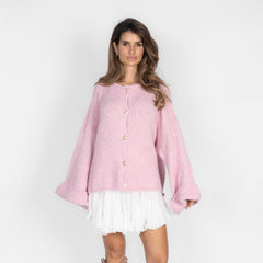Milagros | Cárdigan Oversize de Manga Suave