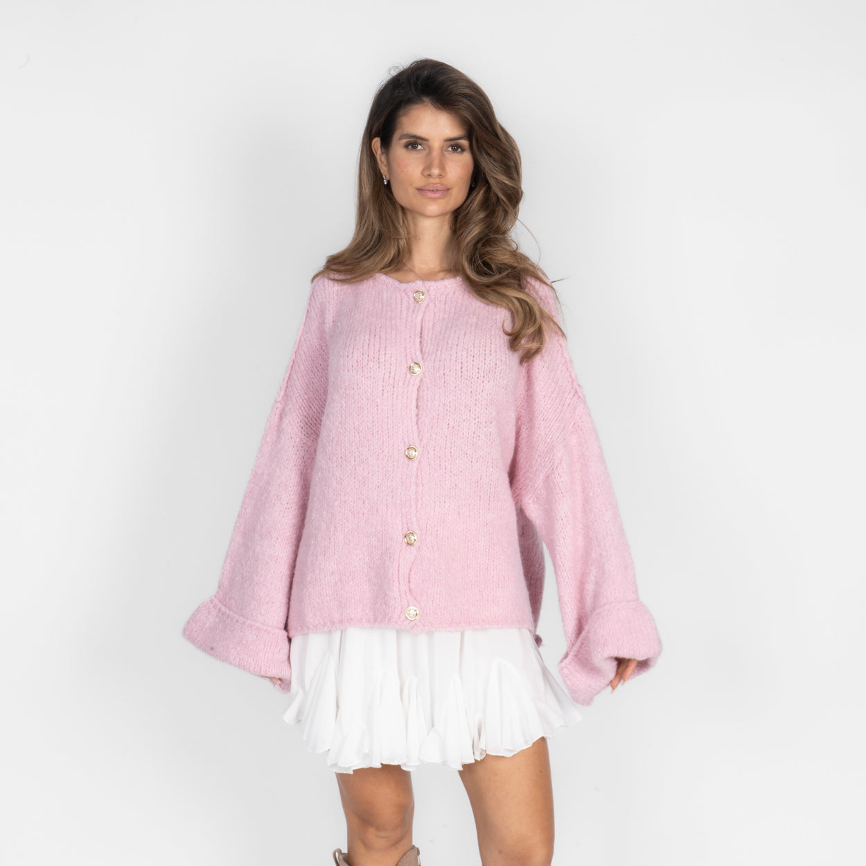 Milagros | Cárdigan Oversize de Manga Suave