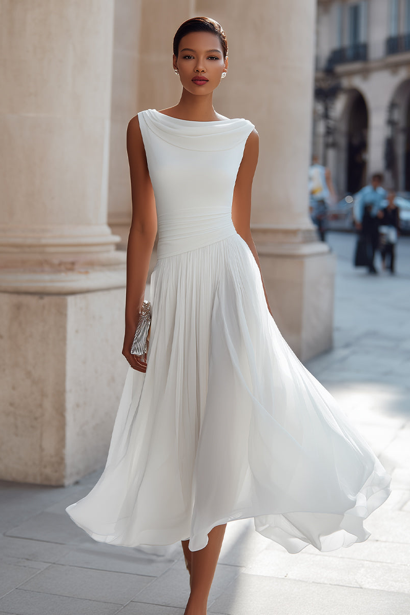 Emma | Vestido Midi Elegante de Ceremonia