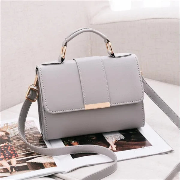 Bolso bandolera retro chic para mujer | Piel sintética de alta calidad