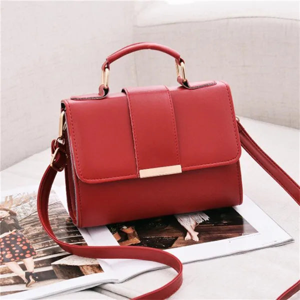 Bolso bandolera retro chic para mujer | Piel sintética de alta calidad