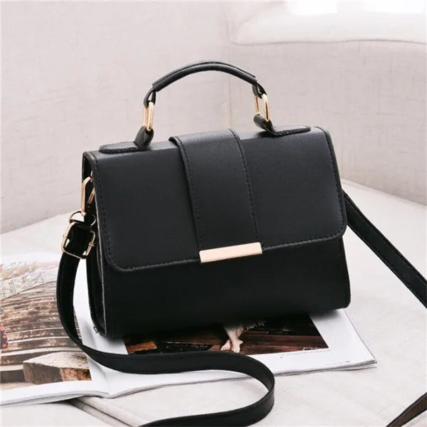 Bolso bandolera retro chic para mujer | Piel sintética de alta calidad