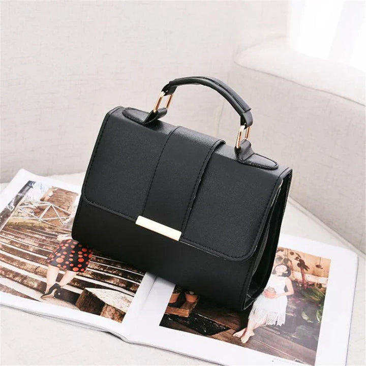 Bolso bandolera retro chic para mujer | Piel sintética de alta calidad