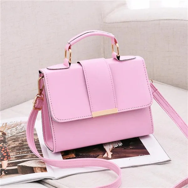 Bolso bandolera retro chic para mujer | Piel sintética de alta calidad