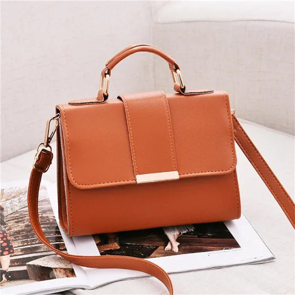 Bolso bandolera retro chic para mujer | Piel sintética de alta calidad