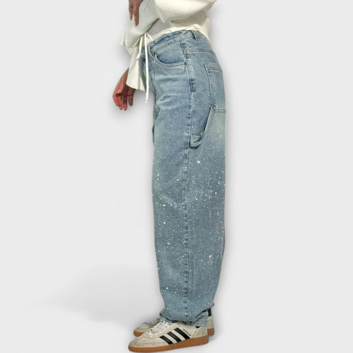 Fable - Jeans en Estilo Carpintero de Denim Balloon