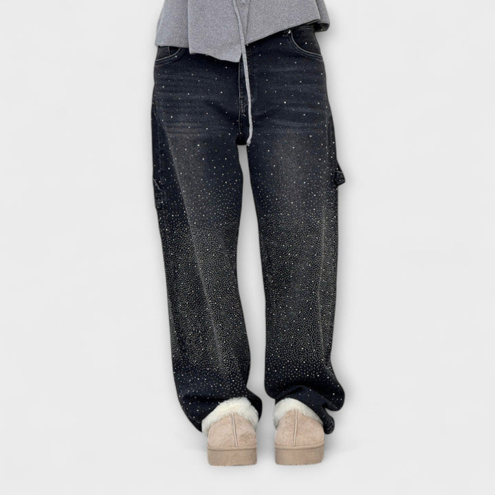 Fable - Jeans en Estilo Carpintero de Denim Balloon