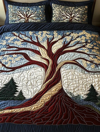 Juego de cama acolchado Armonía del Bosque