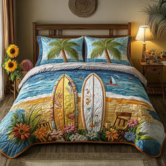 Juego de cama acolchado Brisa de la Isla