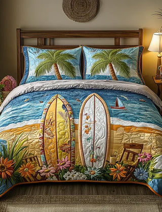 Juego de cama acolchado Brisa de la Isla