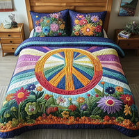 Completo letto trapuntato a 3 pezzi - Sogni Tie-Dye
