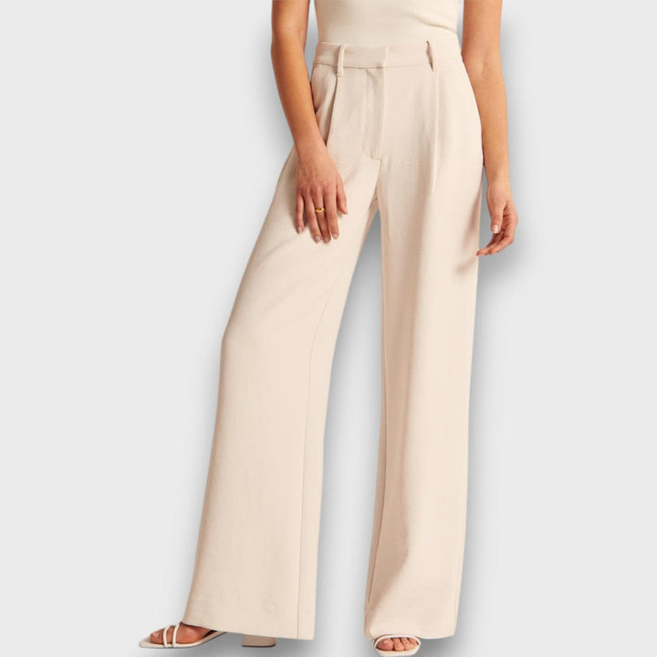 Alva – Pantalones largos de cintura alta