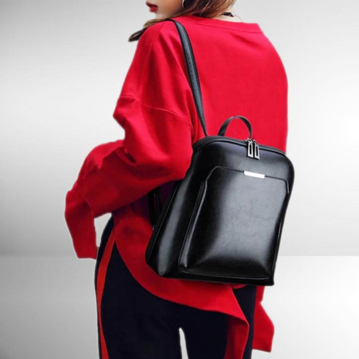 Mochila | Clásica con doble cremallera: diseño elegante