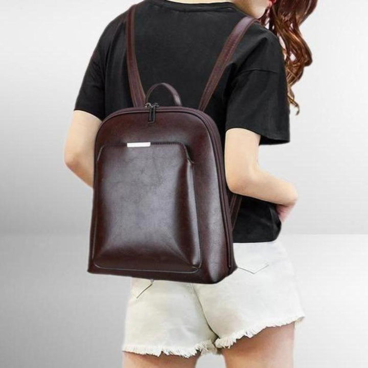 Mochila | Clásica con doble cremallera: diseño elegante