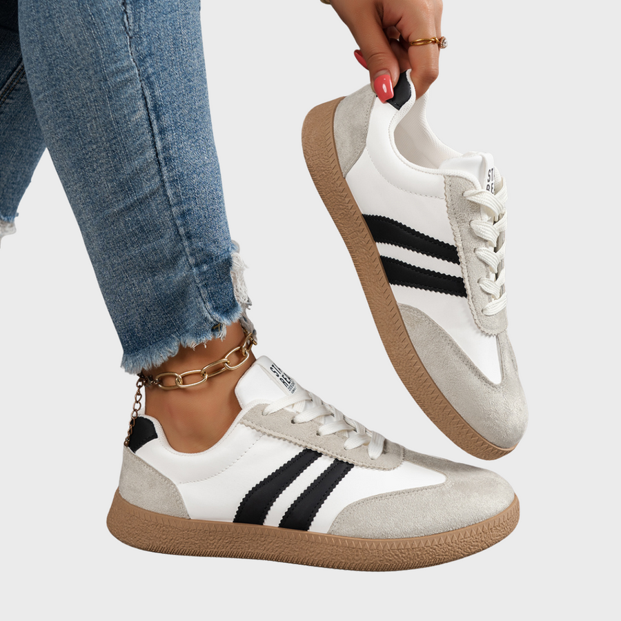 Sofía | Zapatillas Retro con Suela Caramelo