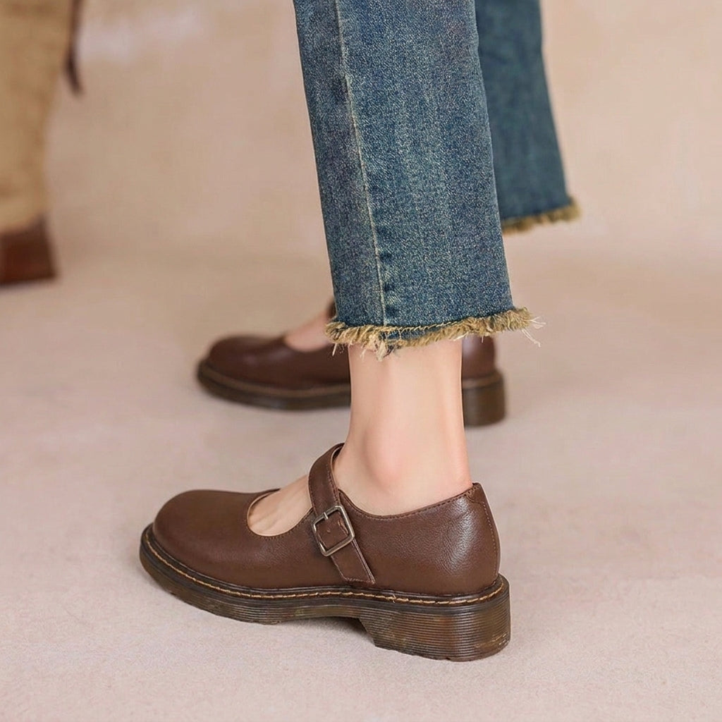 Alondra | Zapato Mary Jane de Suela Gruesa