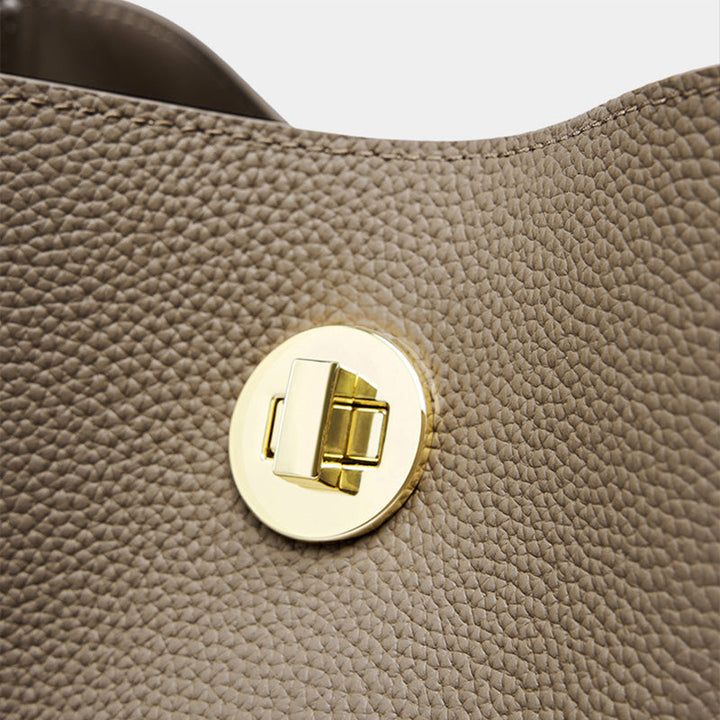 Bolso | Bandolera minimalista de piel de vaca suave para mujer