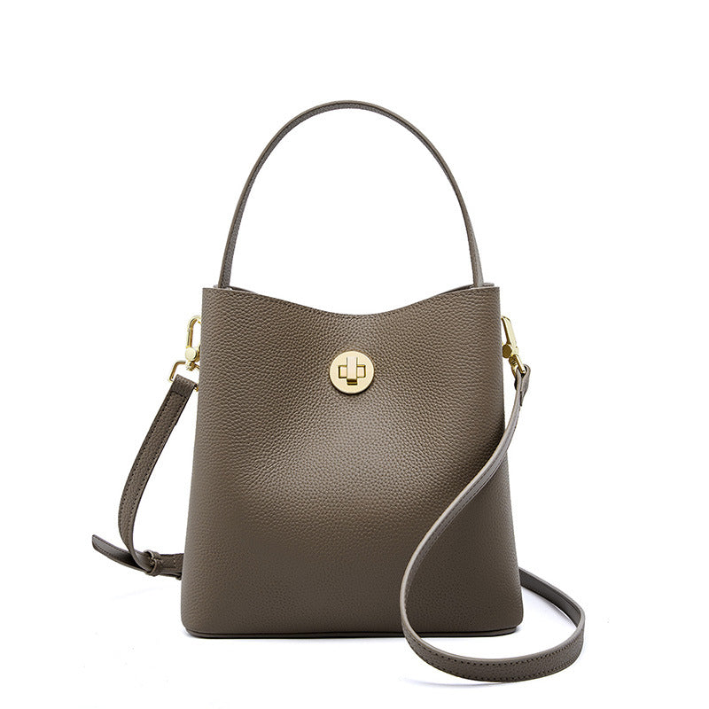 Bolso | Bandolera minimalista de piel de vaca suave para mujer
