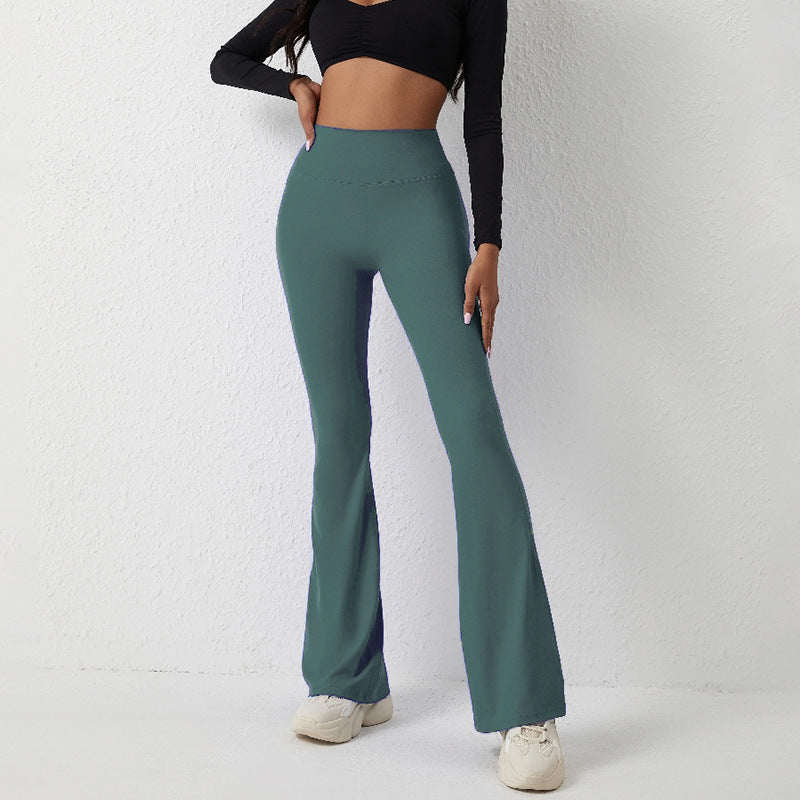 Serena - Pantalones casuales con pierna de campana