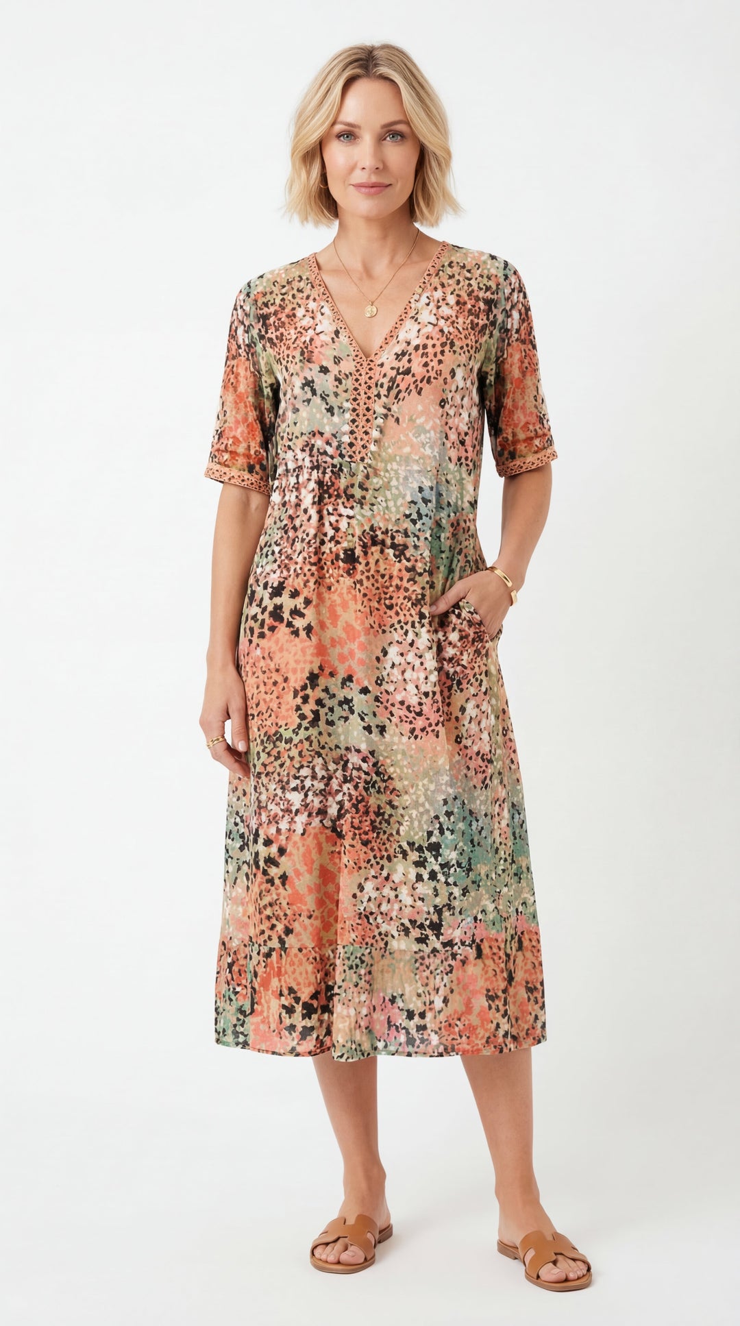 LINA | Vestido ligero con escote en V