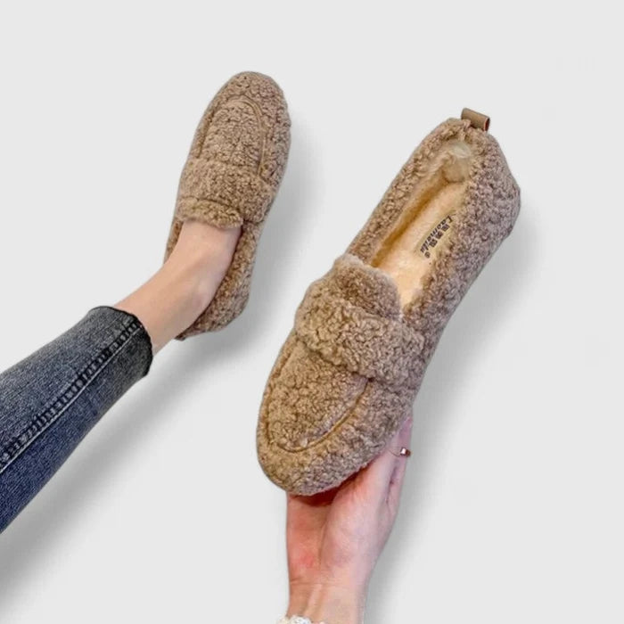 Juanita | Pantufla Mocasín con Suela Antideslizante