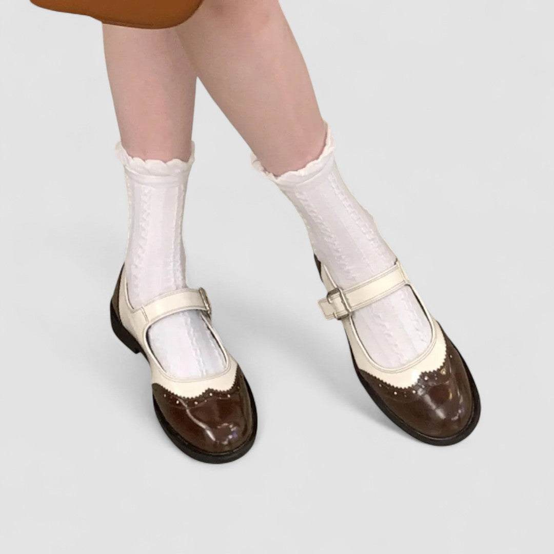 Belén | Zapato Mary Jane Bicolor
