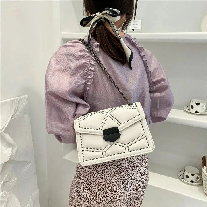 Bolso bandolera elegante | Cuero sintético de moda