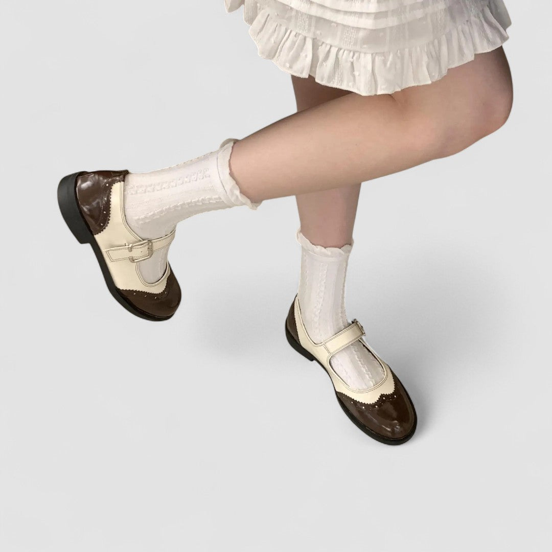 Belén | Zapato Mary Jane Bicolor