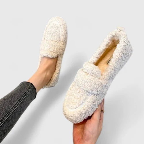 Juanita | Pantufla Mocasín con Suela Antideslizante