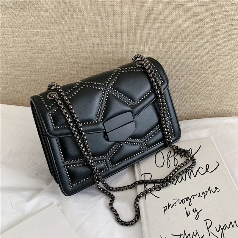 Bolso bandolera elegante | Cuero sintético de moda