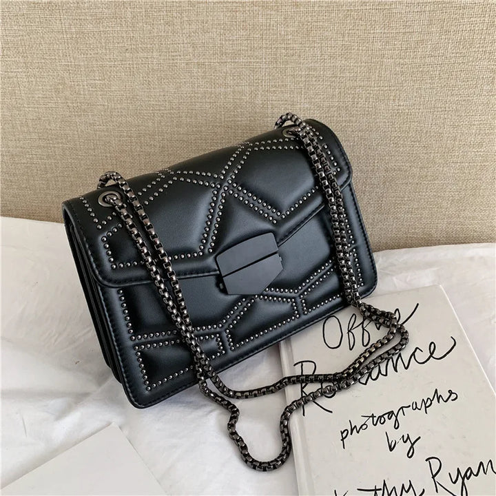 Bolso bandolera elegante | Cuero sintético de moda