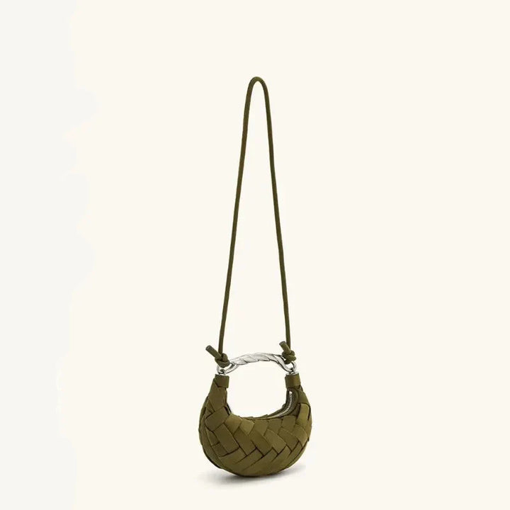 AURORA | Mini bolso trenzado de diseño escultórico