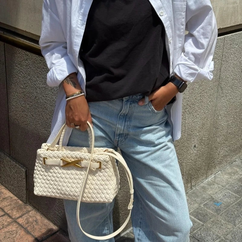 RENATA | Bolso estructurado de inspiración artesanal