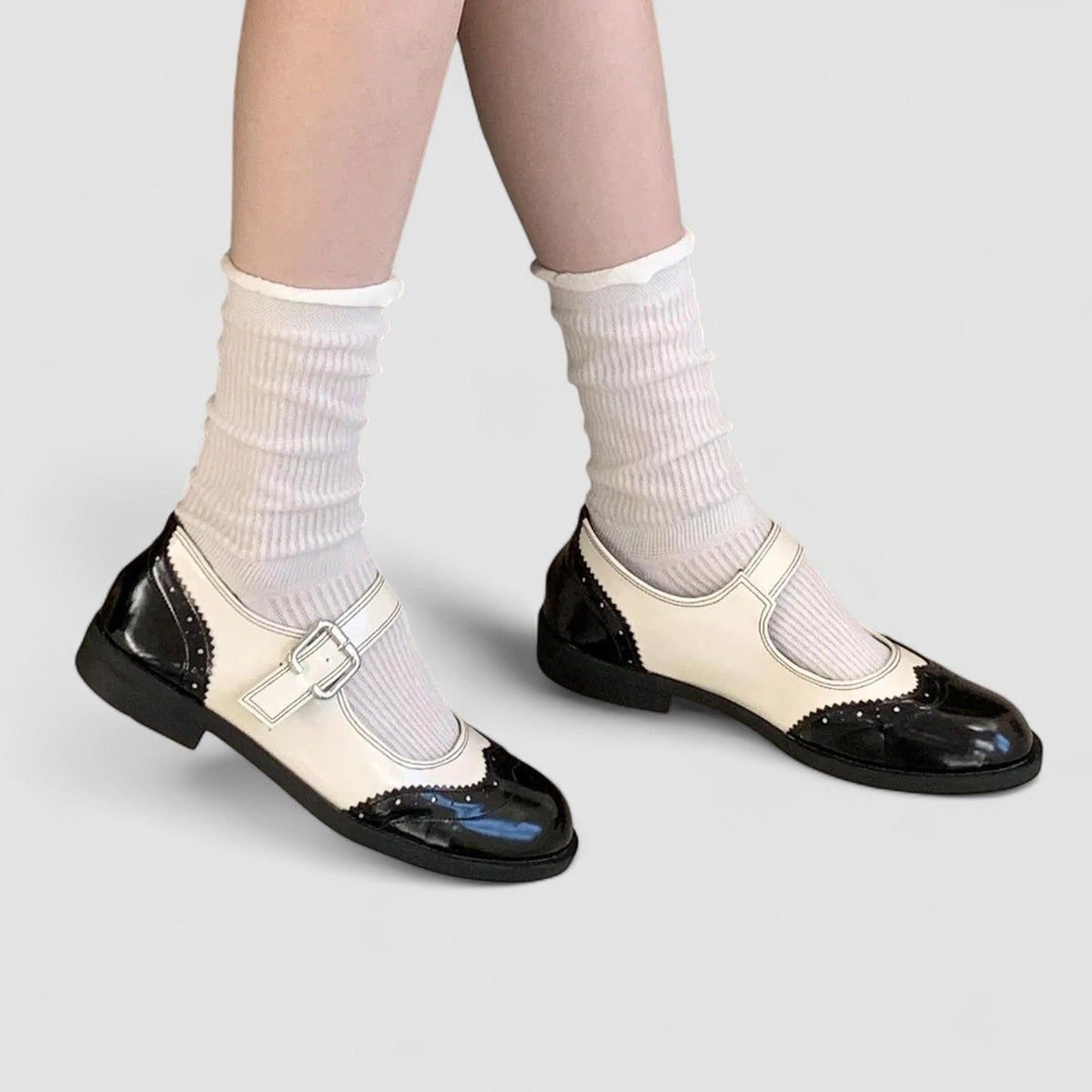 Belén | Zapato Mary Jane Bicolor