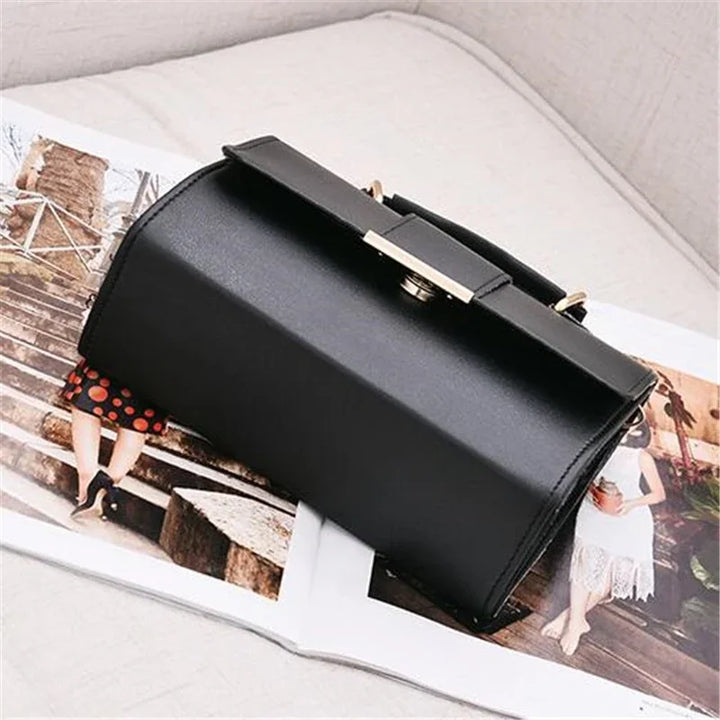 Bolso bandolera retro chic para mujer | Piel sintética de alta calidad