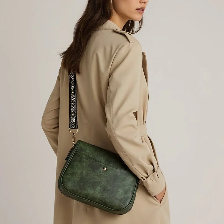 Bolso | De hombro de cuero vintage