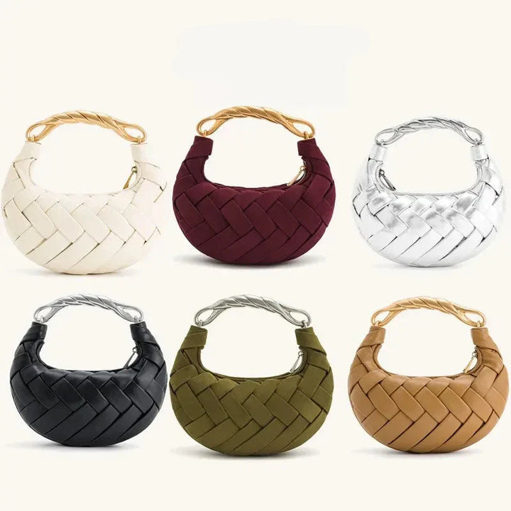 AURORA | Mini bolso trenzado de diseño escultórico