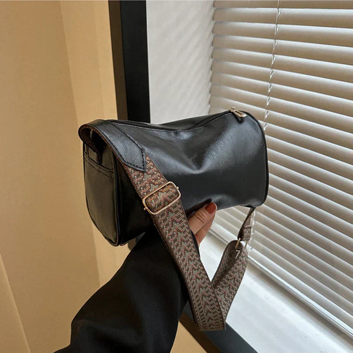 Elegante | Bolso Boston vintage de piel sintética: bandolera de moda