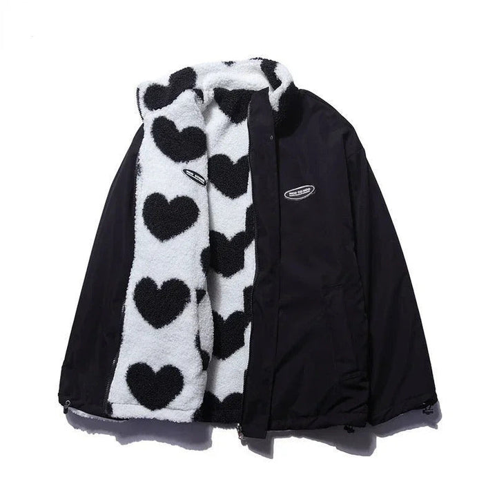 VogelMode | Chaqueta reversible con corazones